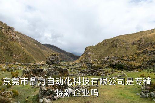 東莞市鼎力自動(dòng)化科技有限公司是專精特新企業(yè)嗎