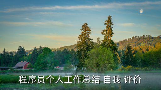程序員個(gè)人工作總結(jié) 自我 評(píng)價(jià)