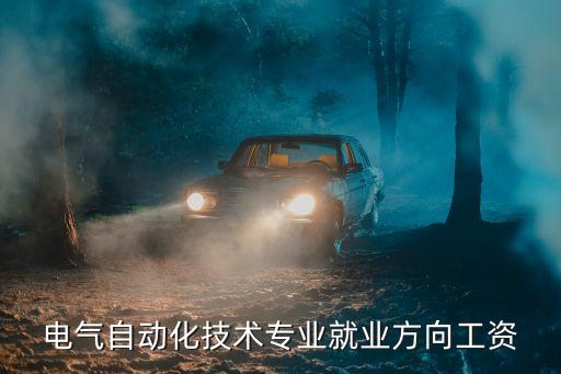 電氣自動(dòng)化技術(shù)專業(yè)就業(yè)方向工資