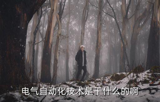 電氣自動化技術(shù)是干什么的啊