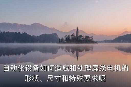 自動化設(shè)備如何適應(yīng)和處理扁線電機(jī)的形狀、尺寸和特殊要求呢