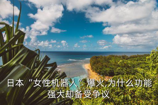 日本“女性機器人”爆火,為什么功能強大卻備受爭議