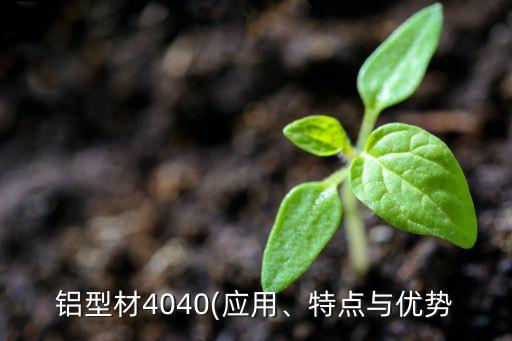 鋁型材4040(應(yīng)用、特點與優(yōu)勢