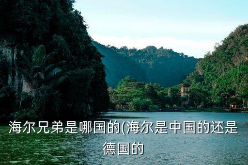 海爾兄弟是哪國的(海爾是中國的還是德國的