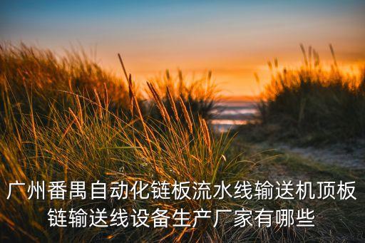 廣州番禺自動(dòng)化鏈板流水線輸送機(jī)頂板鏈輸送線設(shè)備生產(chǎn)廠家有哪些