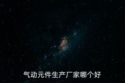 氣動(dòng)元件生產(chǎn)廠家哪個(gè)好