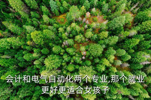 會計和電氣自動化兩個專業(yè),那個就業(yè)更好更適合女孩子