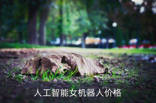 人工智能女機器人價格