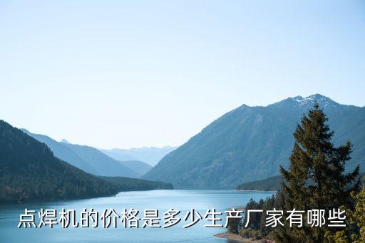 點(diǎn)焊機(jī)的價(jià)格是多少生產(chǎn)廠家有哪些