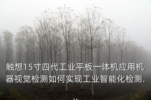 觸想15寸四代工業(yè)平板一體機(jī)應(yīng)用機(jī)器視覺檢測如何實(shí)現(xiàn)工業(yè)智能化檢測...
