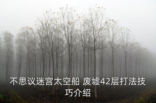 不思議迷宮太空船 廢墟42層打法技巧介紹