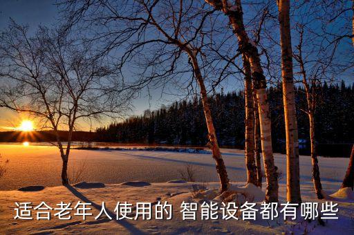 適合老年人使用的 智能設(shè)備都有哪些