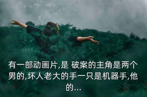 有一部動畫片,是 破案的主角是兩個(gè)男的,壞人老大的手一只是機(jī)器手,他的...