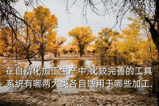在自動化加工生產(chǎn)中,比較完善的工具系統(tǒng)有哪兩大類各自適用于哪些加工...