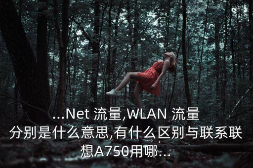 ...Net 流量,WLAN 流量分別是什么意思,有什么區(qū)別與聯(lián)系聯(lián)想A750用哪...