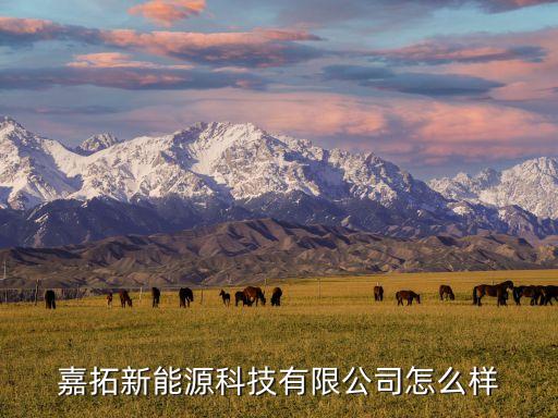 嘉拓新能源科技有限公司怎么樣