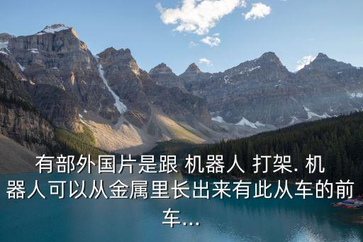 現(xiàn)實(shí)機(jī)器人打架,控制小機(jī)器人打架的動(dòng)漫