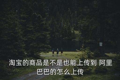  淘寶的商品是不是也能上傳到 阿里巴巴的怎么上傳