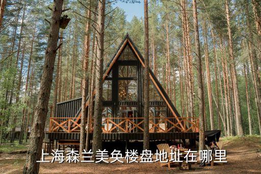  上海森蘭美奐樓盤地址在哪里