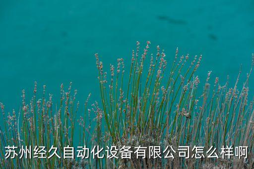 蘇州經(jīng)久自動(dòng)化設(shè)備有限公司怎么樣啊