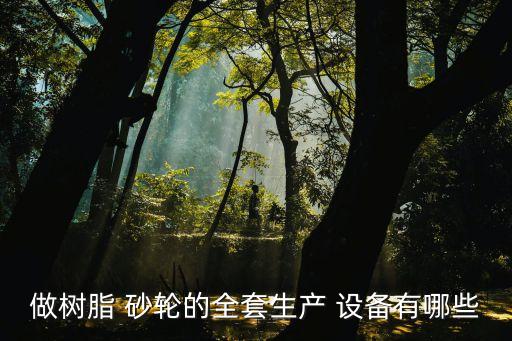 做樹脂 砂輪的全套生產(chǎn) 設(shè)備有哪些