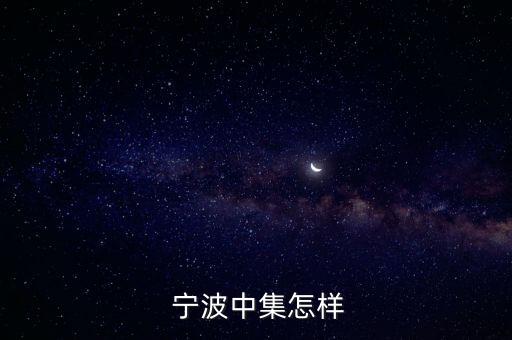  寧波中集怎樣