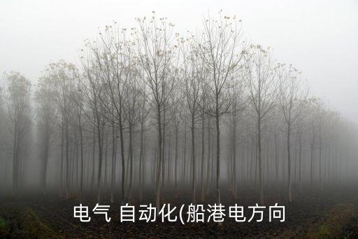 電氣 自動化(船港電方向