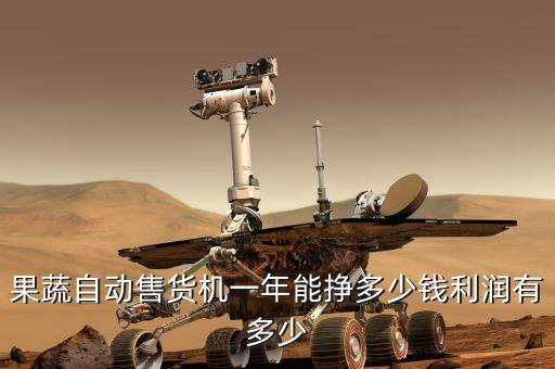 果蔬自動(dòng)售貨機(jī)一年能掙多少錢利潤有多少