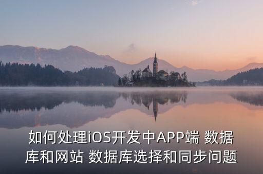 如何處理iOS開發(fā)中APP端 數(shù)據(jù)庫和網(wǎng)站 數(shù)據(jù)庫選擇和同步問題