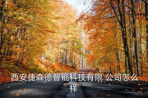  西安捷森德智能科技有限 公司怎么樣