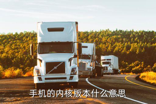 手機(jī)的內(nèi)核版本什么意思