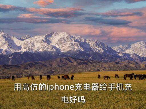 用高仿的iphone充電器給手機充電好嗎