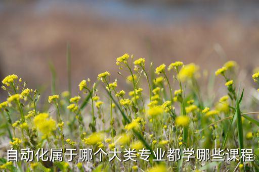 自動(dòng)化專(zhuān)業(yè)屬于什么類(lèi)型,自動(dòng)化專(zhuān)業(yè)是什么專(zhuān)業(yè)?一文看懂
