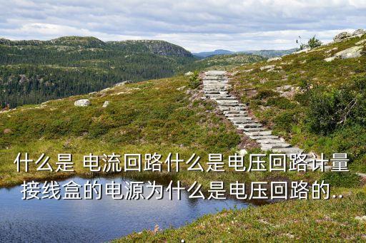 什么是 電流回路什么是電壓回路計量接線盒的電源為什么是電壓回路的...