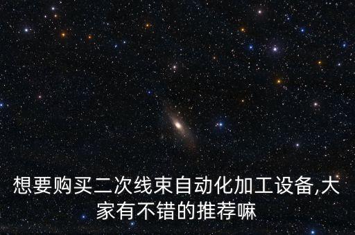 想要購買二次線束自動(dòng)化加工設(shè)備,大家有不錯(cuò)的推薦嘛
