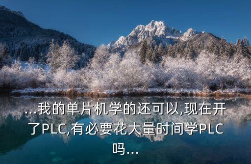 ...我的單片機(jī)學(xué)的還可以,現(xiàn)在開(kāi)了PLC,有必要花大量時(shí)間學(xué)PLC嗎...