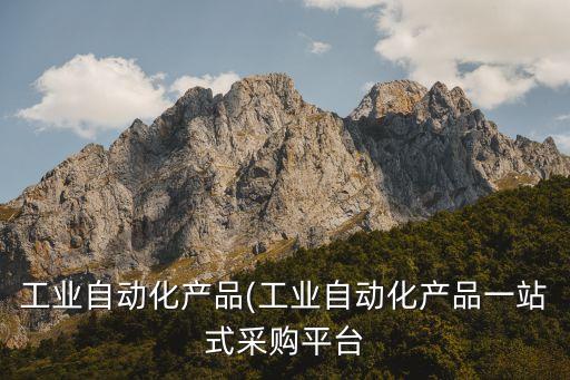 工業(yè)自動化產(chǎn)品(工業(yè)自動化產(chǎn)品一站式采購平臺