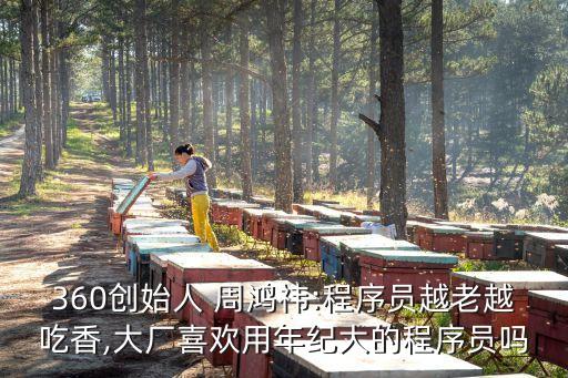 360創(chuàng)始人 周鴻祎:程序員越老越吃香,大廠喜歡用年紀(jì)大的程序員嗎
