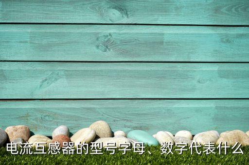 電流互感器的型號(hào)字母、數(shù)字代表什么