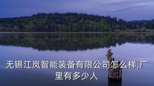 無錫江嵐智能裝備有限公司怎么樣,廠里有多少人