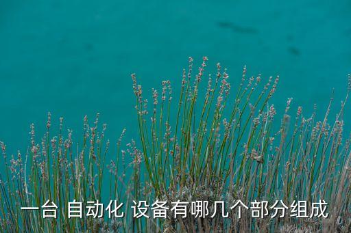 一臺(tái) 自動(dòng)化 設(shè)備有哪幾個(gè)部分組成