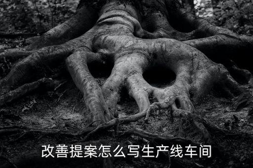 改善提案怎么寫生產(chǎn)線車間