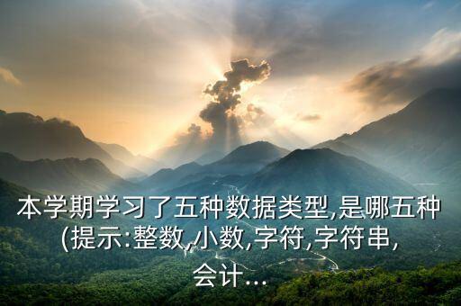 是數(shù)據(jù)種,什么是順序數(shù)據(jù)?