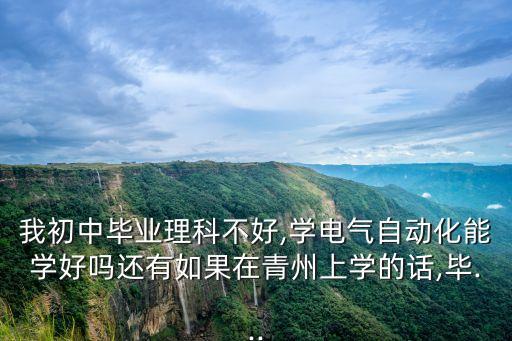 我初中畢業(yè)理科不好,學(xué)電氣自動化能學(xué)好嗎還有如果在青州上學(xué)的話,畢...