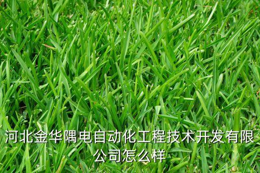 河北金華隅電自動(dòng)化工程技術(shù)開發(fā)有限公司怎么樣