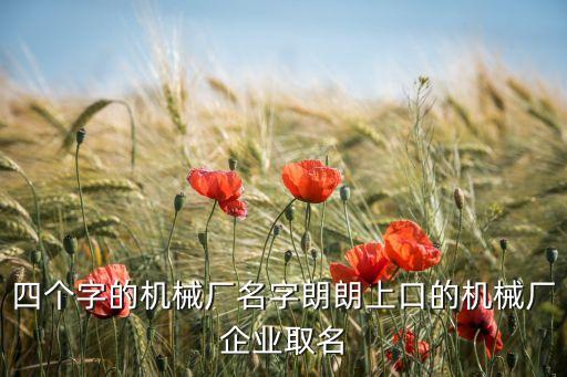四個(gè)字自動(dòng)化公司名稱,四字公司名字好聽又有何寓意?