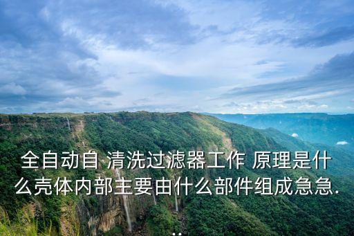 全自動(dòng)自 清洗過濾器工作 原理是什么殼體內(nèi)部主要由什么部件組成急急...