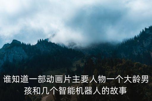 誰知道一部動畫片主要人物一個大齡男孩和幾個智能機器人的故事