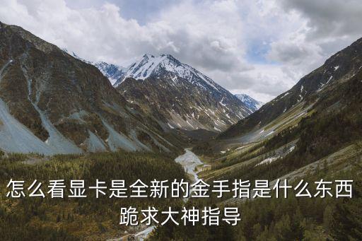 怎么看顯卡是全新的金手指是什么東西跪求大神指導(dǎo)