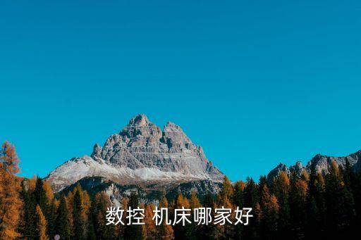 數(shù)控 機(jī)床哪家好